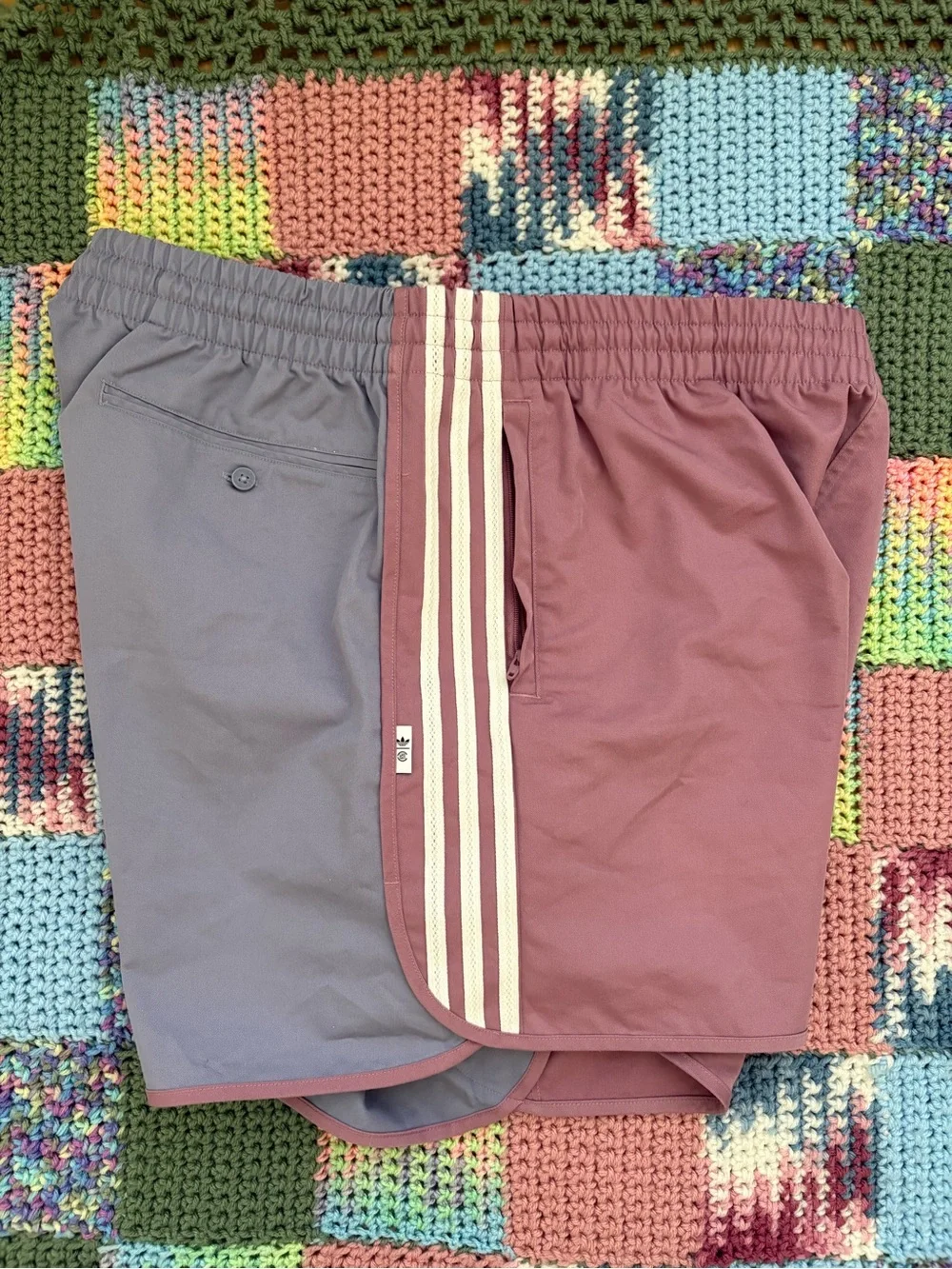 adidas x CLOT men's shorts 'wonder orchid pink'